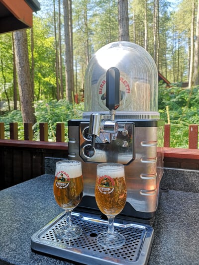 Draft beers in your cabin