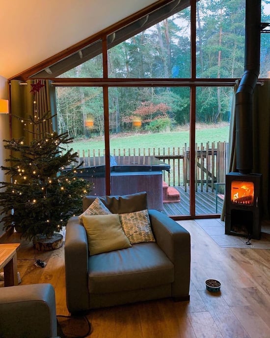 Cropton at Christmas time at Forest Holidays 