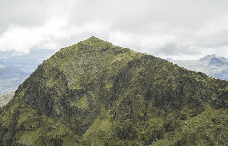 The peak of Snowdon
